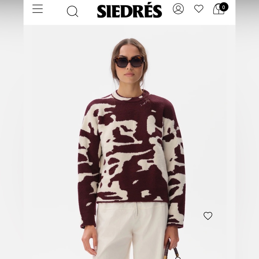 SIEDRÉS MIENA Wool Sweater Sz S